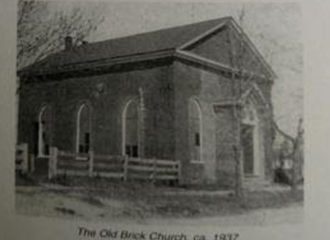 Old Brick Church - Circa 1937