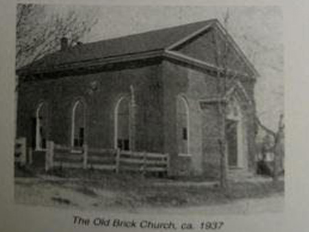 Old Brick Church - Circa 1937