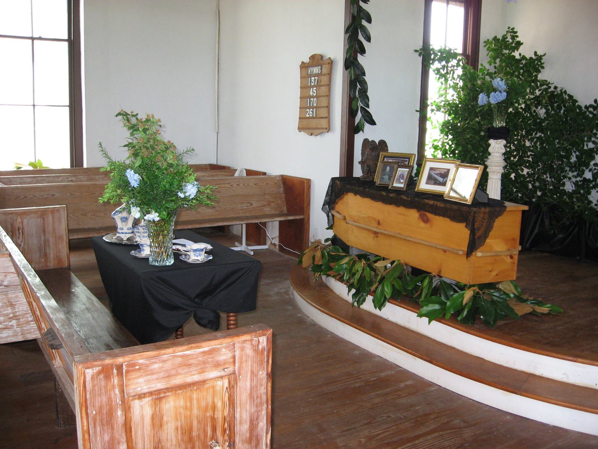 Interior of Old Brick Church